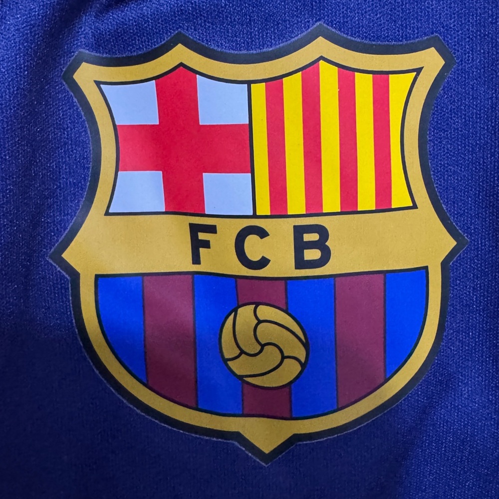 FC Barcelona Messi # 10 Blue / red shirt soccer football Jersey XXL - Picture 4 of 7